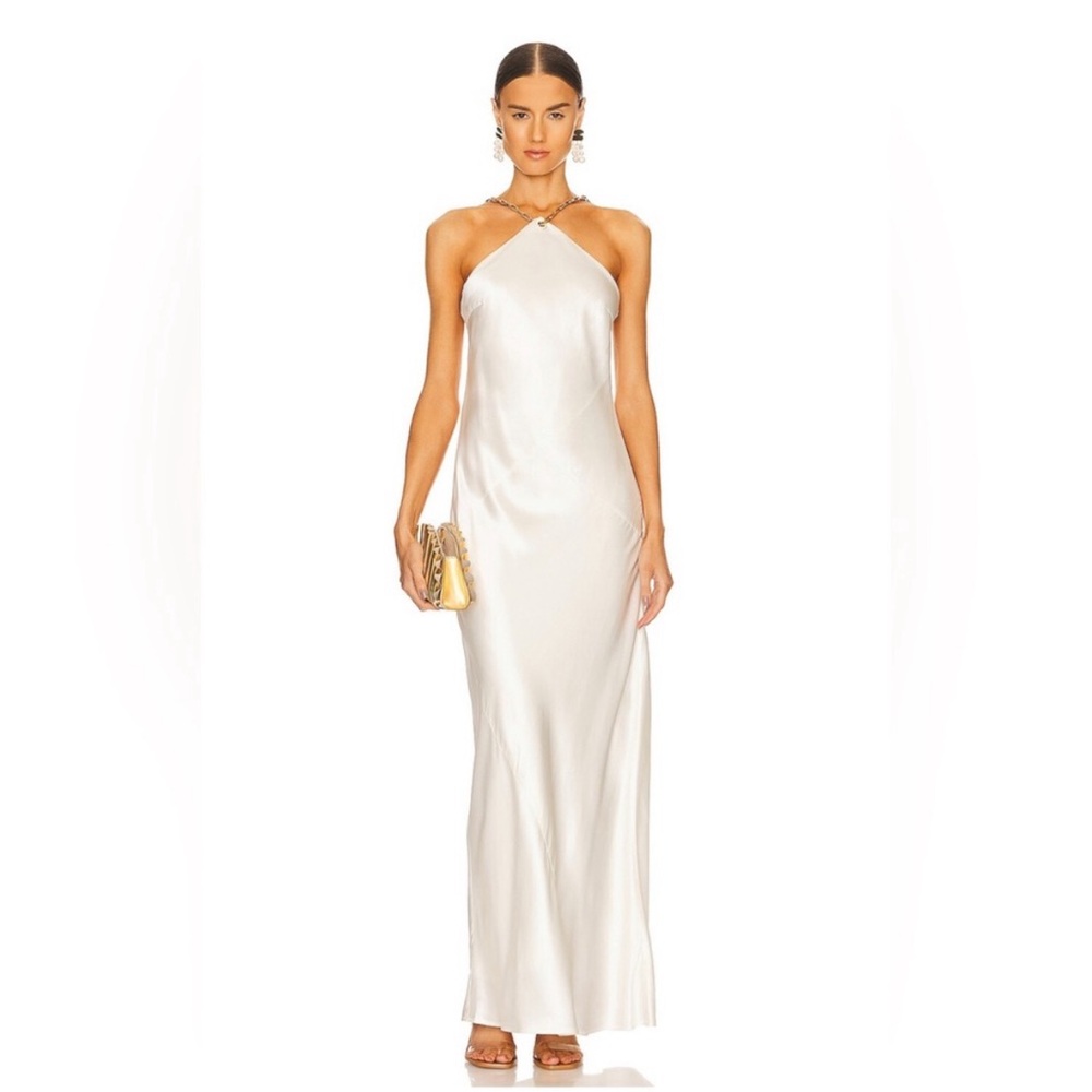 OPHELIA GOWN IN OFF WHITE | Cult Gaia | Bridal Outfits | Outfit for the bride